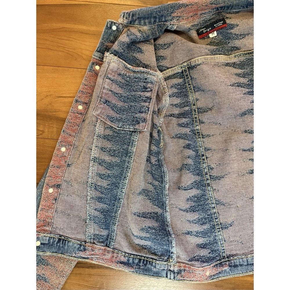 Joana Design Jeans Denim Jacket Japanese Kaeabeini Inspired Women's Size Medium - Picture 11 of 14